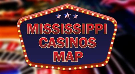 Mississippi coast casinos mapa